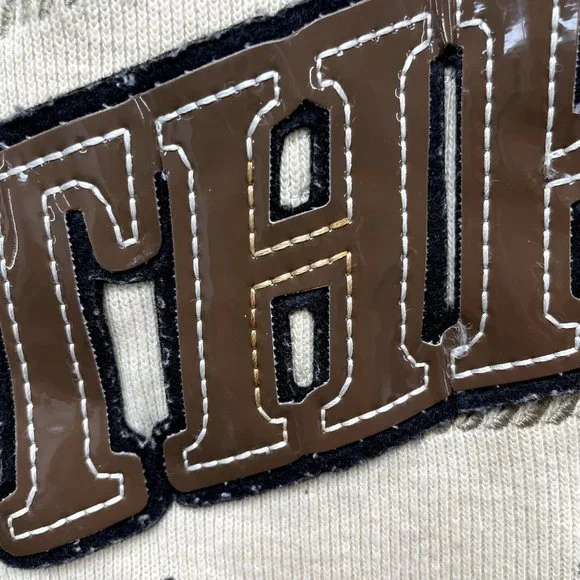 Y2K Vintage Southpole Sweater Mens XL Tan Beige Rib Knit Logo Skater Grunge - Picture 11 of 16